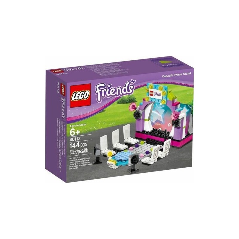 LEGO 40112 FRIENDS PASSERELLA SFILATA DI MODA EXCLUSIVE SCATOLA LEGGERM ROVINATA