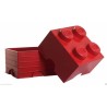 LEGO STORAGE SCATOLA CONTENITORE GIGANTE RED ROSSO 2X2 PORTA MATTONCINI