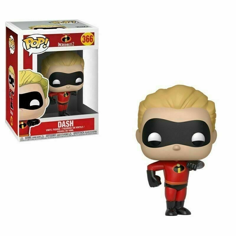 FUNKO POP 366 DASH DISNEY INCREDIBLES 2 INCREDIBILI 10 CM VINYL FIGURE