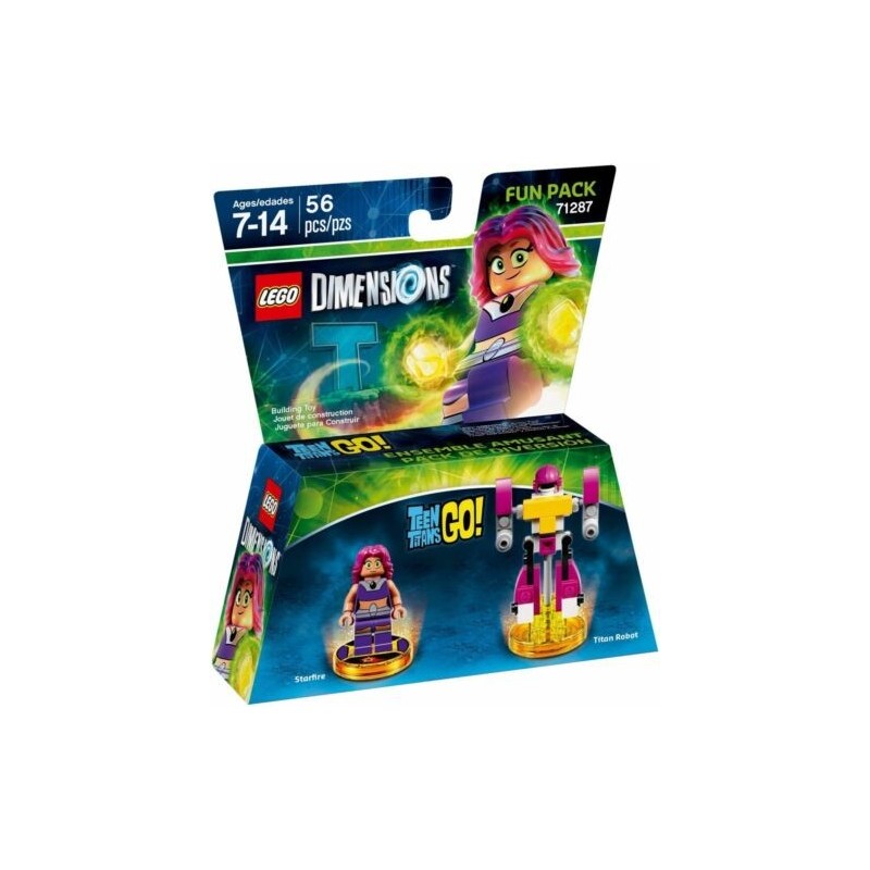 LEGO DIMENSIONS 71287 Fun Pack Teen Titans Go! STARFIRE 2017 LEGO DIMENSIONS 71287 Fun Pack Teen Titans Go! STARFIRE 2017