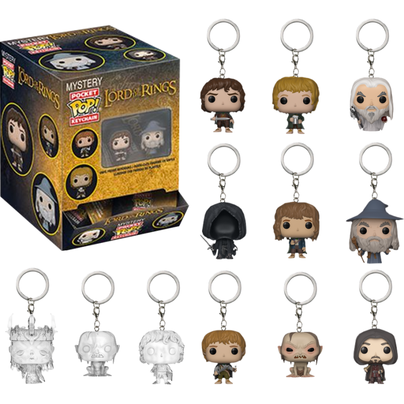 THE LORD OF THE RINGS FUNKO POP MYSTERY KEYCHAIN POCKET 1 PERSONAGGIO A SORPRESA THE LORD OF THE RINGS FUNKO POP MYSTERY KEYCHAIN POCKET 1 PERSONAGGIO A SORPRESA