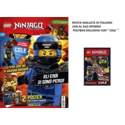 LEGO NINJAGO RIVISTA MAGAZINE N. 23 IN ITALIANO + POLYBAG COLE NUOVO SIGILLATO