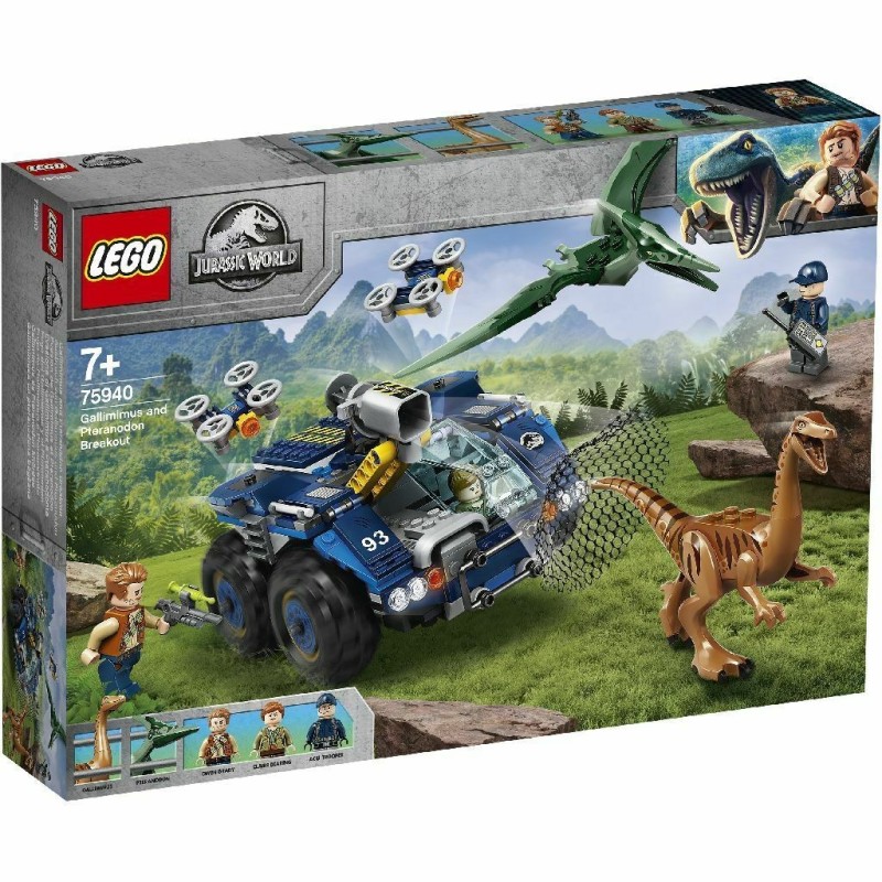 LEGO 75940 JURASSIC WORLD Gallimimus and Pteranodon Breakout GIU 2020 LEGO 75940 JURASSIC WORLD Gallimimus and Pteranodon Breakout GIU 2020