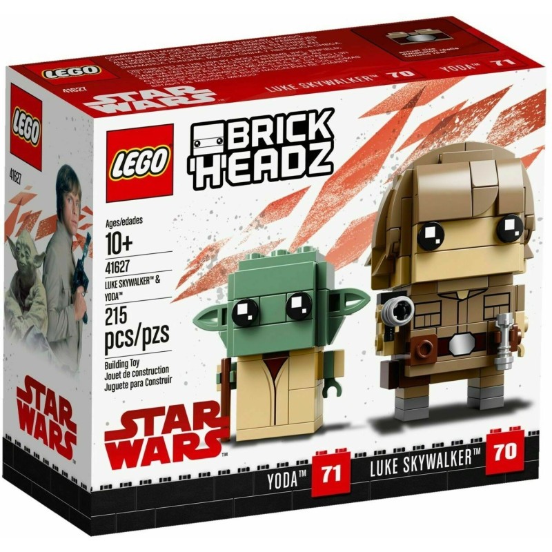 LEGO 41627 LUKE SKYWALKER E YODA BRICKHEADZ STAR WARS OTT 2018