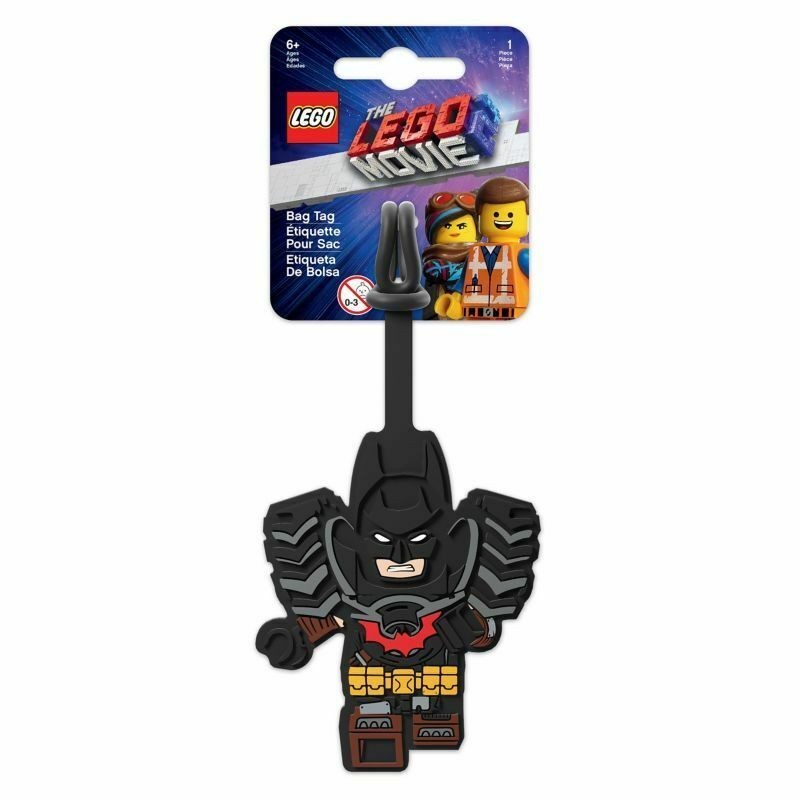 LEGO 5005733 BATMAN THE LEGO MOVIE 2 ETICHETTA PER BAGAGLI VALIGIA 8X9cm - 2019