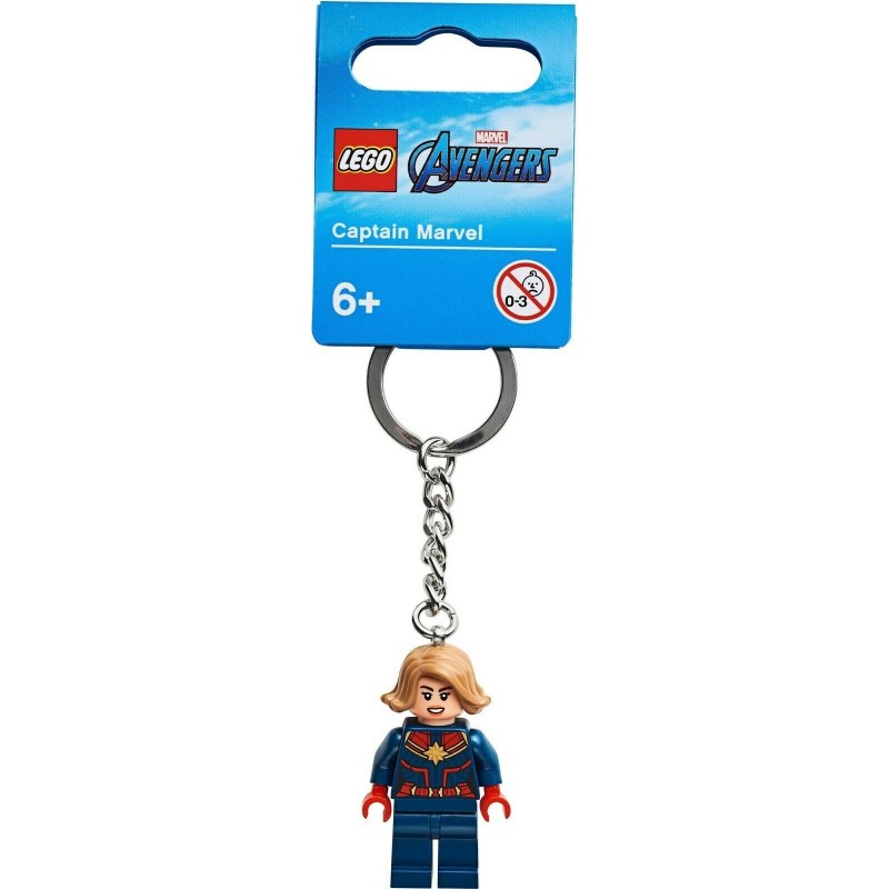 LEGO PORTACHIAVI 854064 PORTACHIAVI DI CAPITAN MARVEL AVENGERS MINIFIGURE