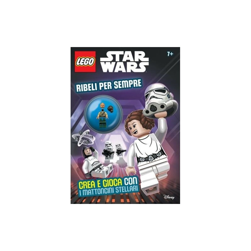 LEGO LIBRO STAR WARS RIBELLI PER SEMPRE CREA E GIOCA ESCLUSIVA MINIFIGURE LEGO LIBRO STAR WARS RIBELLI PER SEMPRE CREA E GIOCA ESCLUSIVA MINIFIGURE