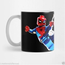 LEGO TAZZA CERAMICA COLAZIONE PRANZO CENA Mug SUPER HEROES SPIDERMAN