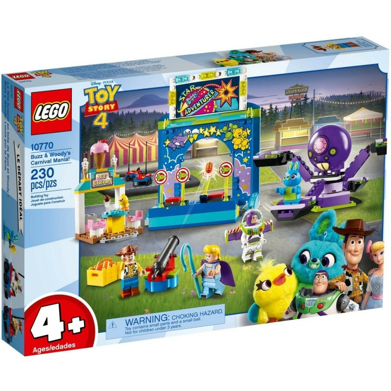 LEGO JUNIORS 10770 Buzz e Woody e la mania del carnevale! TOY STORY 4 - MAG 2019