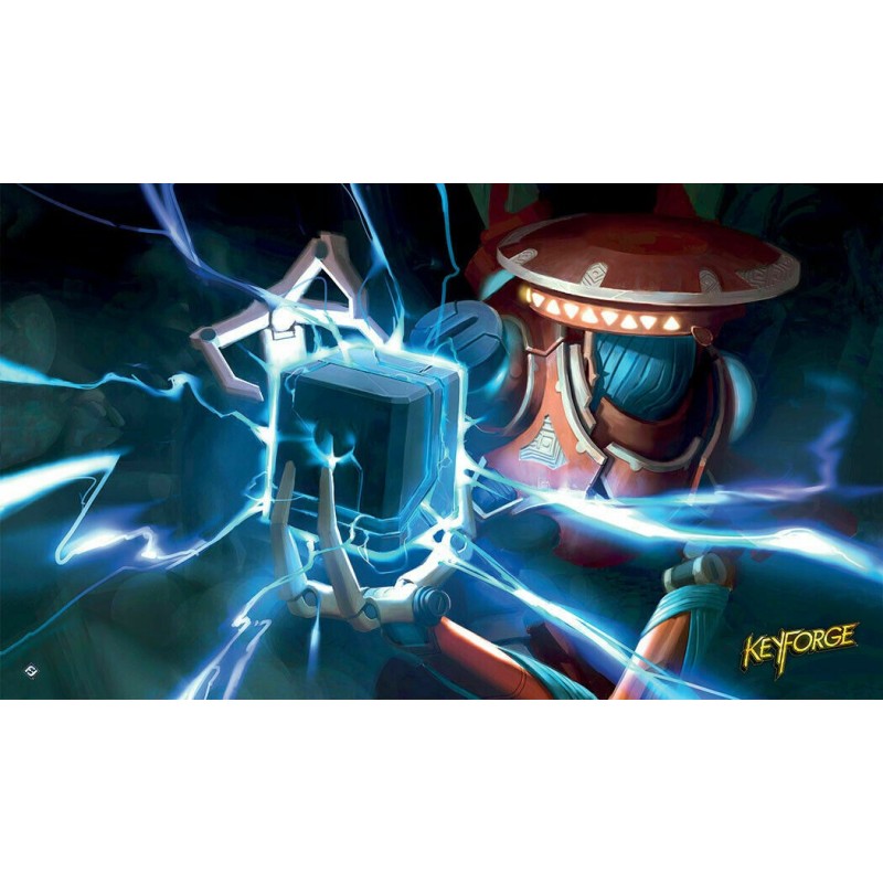 KEYFORGE POSITRON BOLT PLAYMAT tappetino 24” x 14” pollici - FFGKFS04