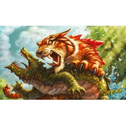 KEYFORGE MIGHTY TIGER PLAYMAT tappetino 24” x 14” pollici - FFGKFS08