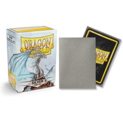 DECK DRAGON SHIELD MATTE SLEEVES SILVER (100 BUSTINE) 63X88MM - 11008