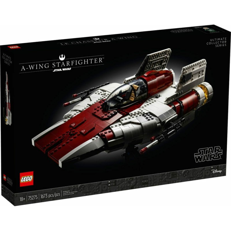 LEGO 75275 A-WING STARFIGHTER UCS STAR WARS DISNEY DA AGO 2020 PREVENDITA