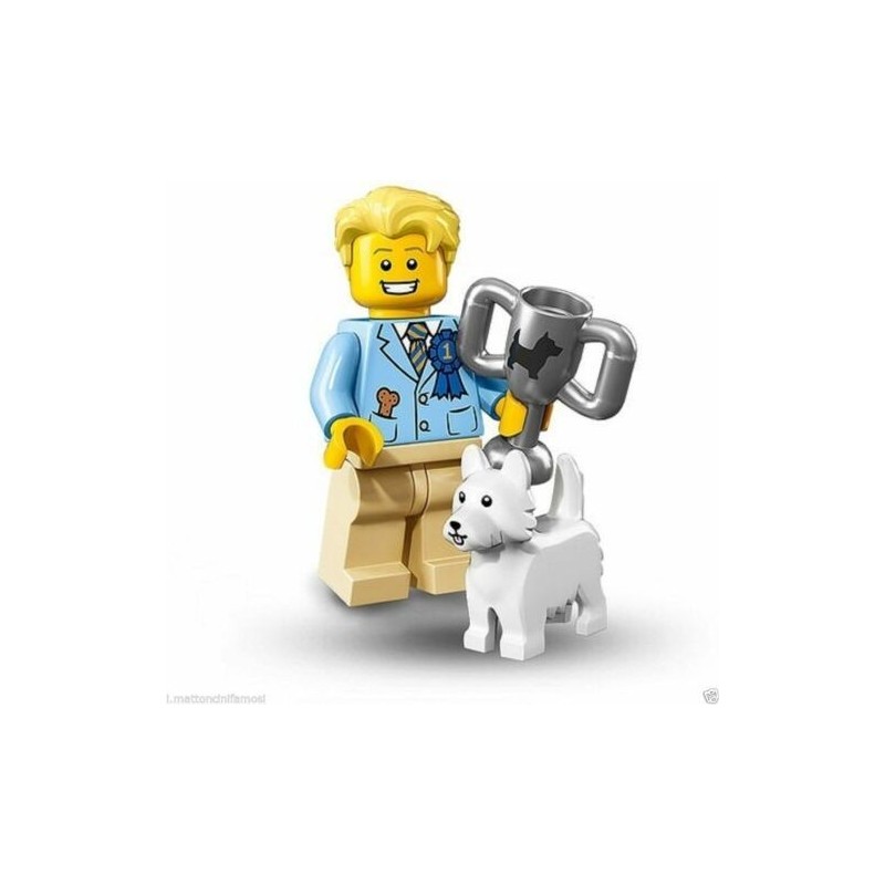 LEGO SERIE 16  71013 – 12 MINIFIGURES NR 1 DOG SHOW WINNER SINGOLA MINIFIGURE LEGO SERIE 16  71013 – 12 MINIFIGURES NR 1 DOG SHOW WINNER SINGOLA MINIFIGURE