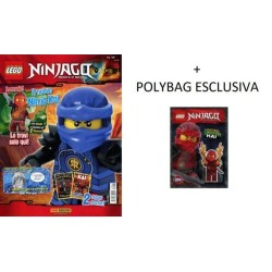 LEGO NINJAGO RIVISTA MAGAZINE NR. 17 IN ITALIANO + POLYBAG KAI NUOVO SIGILLATO