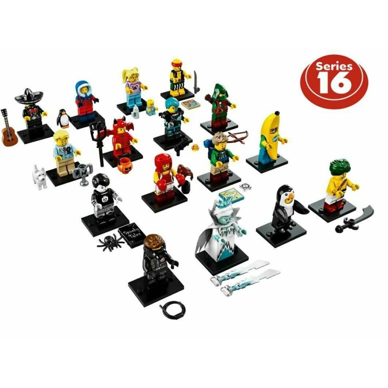 LEGO 71013 MINIFIGURES 16 MINIFIGURE ALL COMPLETA SERIE 16