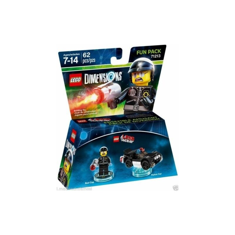 LEGO DIMENSIONS 71213 Fun Pack Bad Cop THE MOVIE SUBITO DISPONIBILE