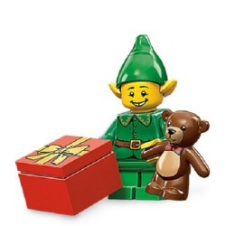 LEGO MINIFIGURE 71002 SERIE 11 71002- 7 ELFO di (Babbo Natale)