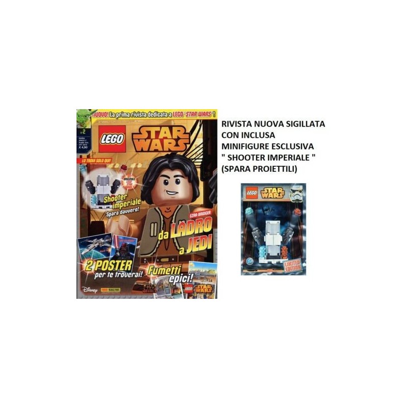LEGO STAR WARS RIVISTA MAGAZINE N. 2 IN ITALIANO + POLYBAG SHOOTER IMPERIALE ... LEGO STAR WARS RIVISTA MAGAZINE N. 2 IN ITALIANO + POLYBAG SHOOTER IMPERIALE ...
