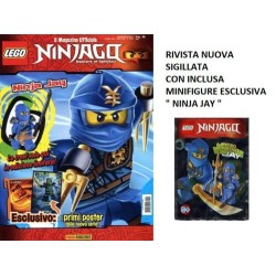 LEGO NINJAGO RIVISTA MAGAZINE N. 4 IN ITALIANO + POLYBAG JAY NUOVO SIGILLATO