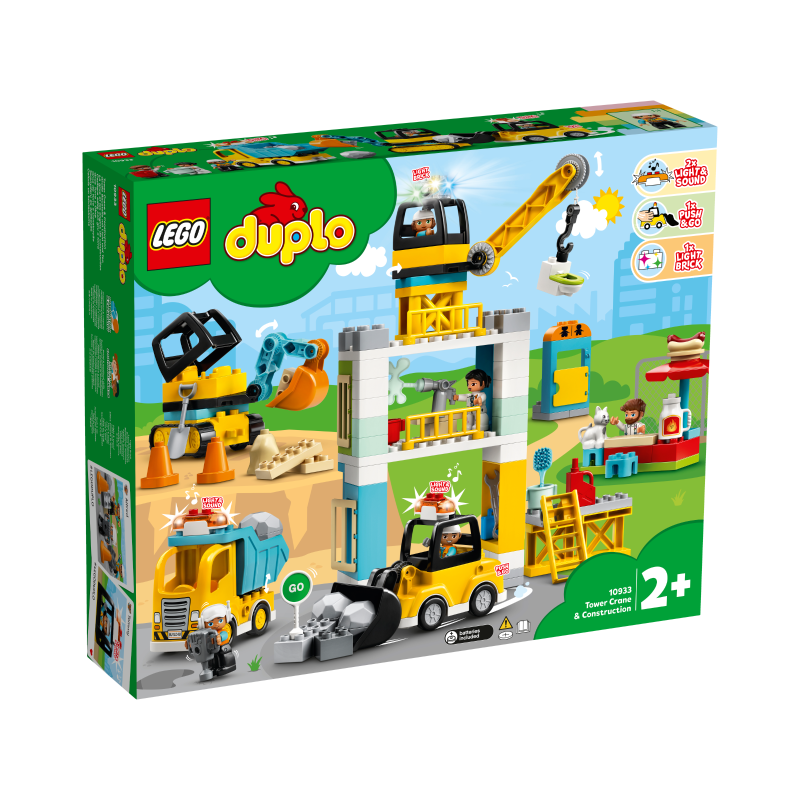 LEGO DUPLO 10933 CANTIERE EDILE CON GRU A TORRE GIU 2020 