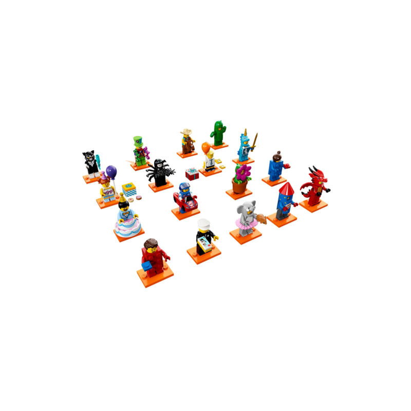 LEGO 71021 - 17 MINIFIGURES SERIE 18 COMPLETA CON POLIZIOTTO