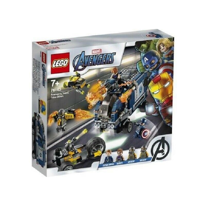 LEGO 76143 ATTACCO AL CAMION SUPER HEROES AVENGER MARVEL DAL 12 GEN 2020
