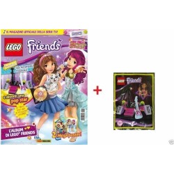 LEGO FRIENDS RIVISTA NR. 4 FUMETTO MAGAZINE + POLYBAG SET STRUMENTI MUSICALI