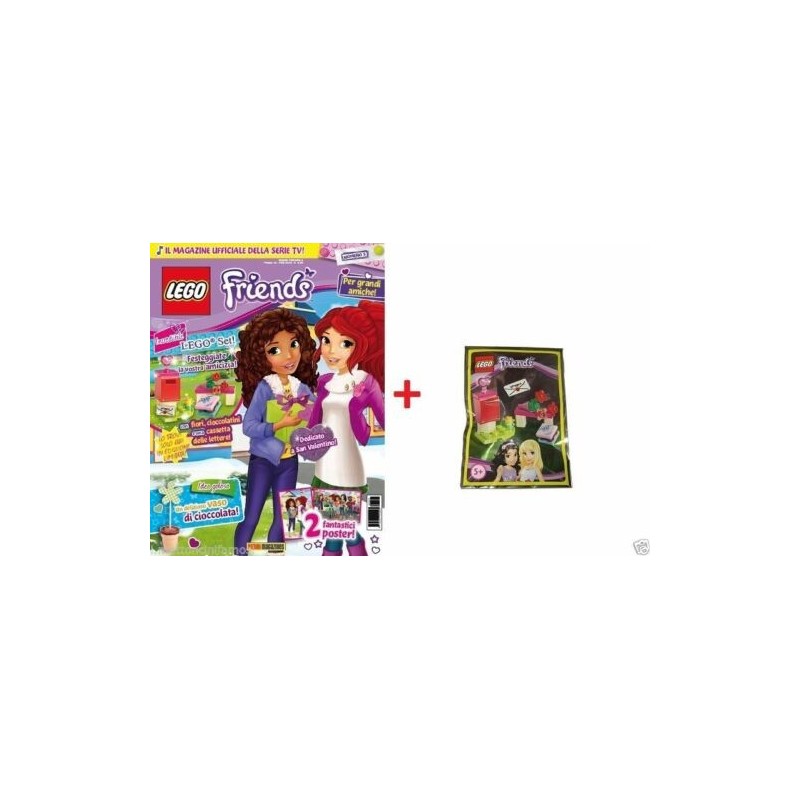 LEGO FRIENDS RIVISTA NR. 5 FUMETTO MAGAZINE + POLYBAG SPECIAL SET