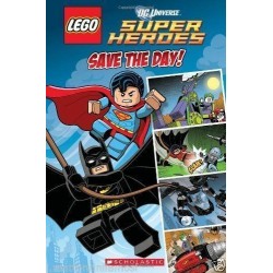 LEGO DC COMICS SUPER HEROES LIBRO RIVISTA SAVE THE DAY