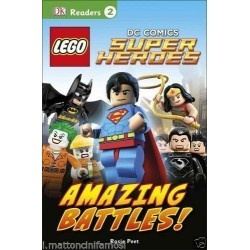 LEGO DC COMICS SUPER HEROES LIBRO RIVISTA AMAZING BATTLE