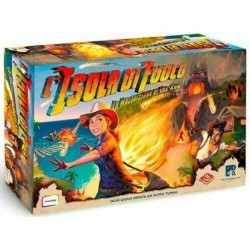 L'ISOLA DI FUOCO GIOCO DI SOCIETA' IN SCATOLA LA MALEDIZIONE DI VUL-KAR ASMODEE