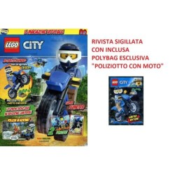 LEGO CITY RIVISTA MAGAZINE NR 5 IN ITALIANO + POLYBAG ESCLUSIVA NUOVO SIGILLATO