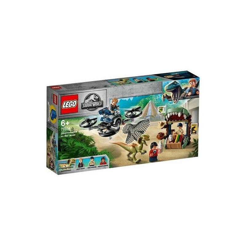 LEGO 75934 JURASSIC WORLD DILOPOSAURO IN FUGA ISOLA NUBLAR GIU 2019 LEGO 75934 JURASSIC WORLD DILOPOSAURO IN FUGA ISOLA NUBLAR GIU 2019