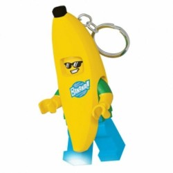 LEGO LGL-KE118 BANANA GUY KEY LIGHT PORTACHIAVI KEYCHAIN LED LITE 3,7 x 9,5 cm