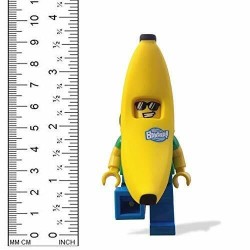 LEGO LGL-KE118 BANANA GUY KEY LIGHT PORTACHIAVI KEYCHAIN LED LITE 3,7 x 9,5 cm