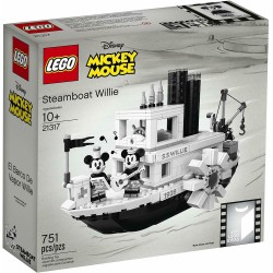 SCATOLA ROVINATA LEGO 21317 IDEAS  025 DISNEY™ STEAMBOAT WILLIE 2019 
