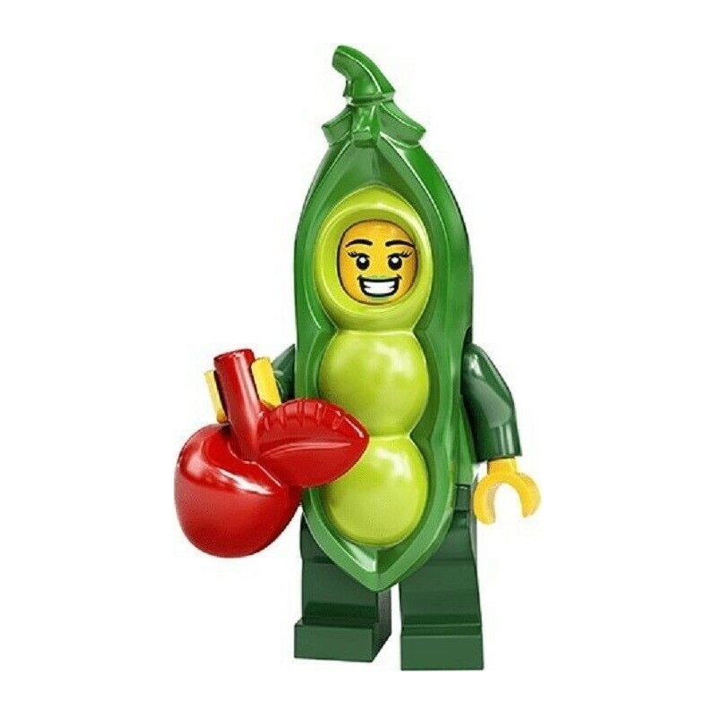 LEGO 71027 MINIFIGURES - MINIFIGURE SERIE 20 71027-3 Pea Pod Costume Girl LEGO 71027 MINIFIGURES - MINIFIGURE SERIE 20 71027-3 Pea Pod Costume Girl