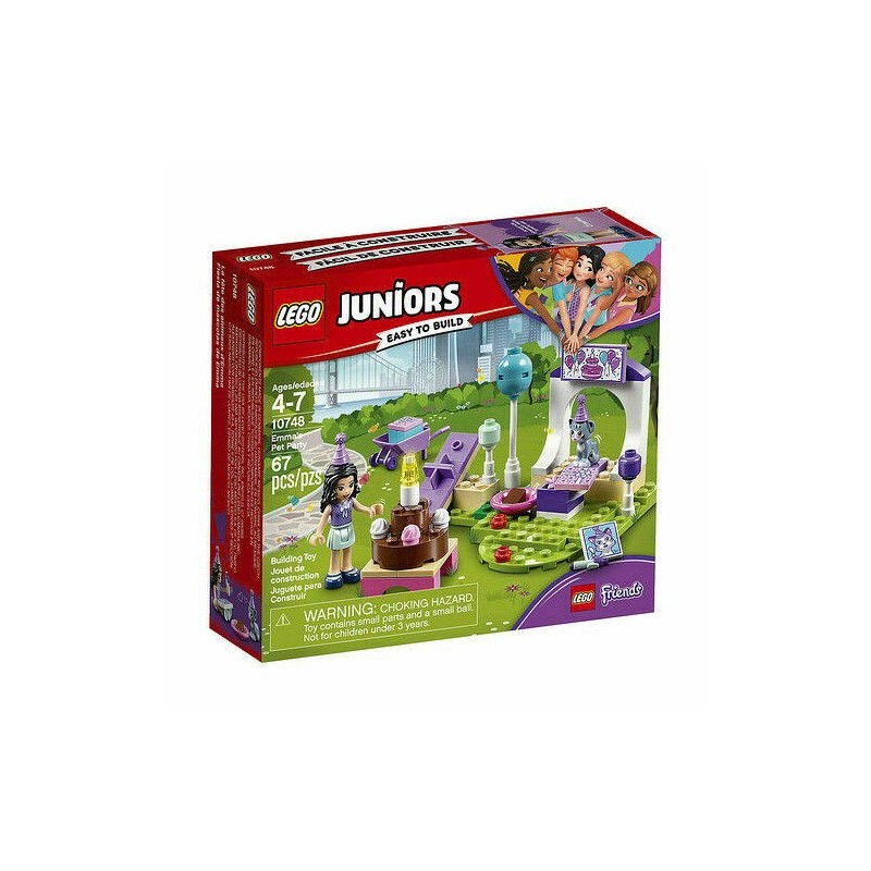 LEGO JUNIORS 10748 FRIENDS IL PARTY DEGLI ANIMALI DI EMMA GEN - 2018