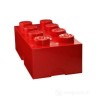 LEGO STORAGE SCATOLA CONTENITORE GIGANTE ROSSO RED 2X4 PORTA MATTONCINI CIBO