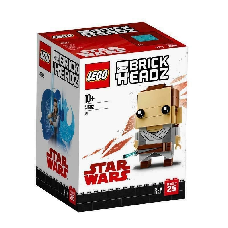 LEGO BRICKHEADZ 41602 REY STAR WARS GUERRE STELLARI GEN - 2018
