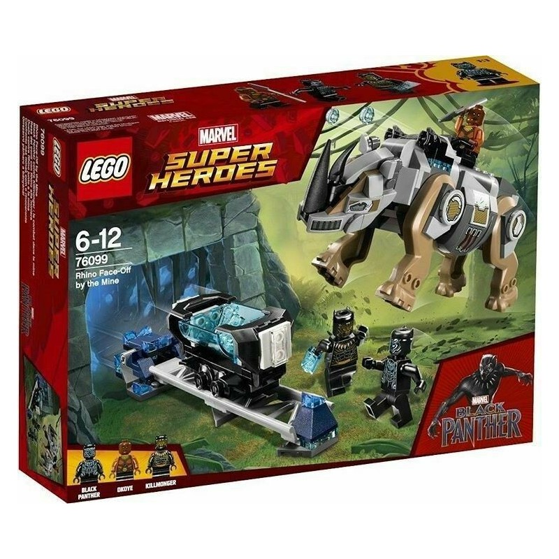 LEGO SUPER HEROES 76099 RHINO FACE-OFF BY THE MINE GEN - 2018