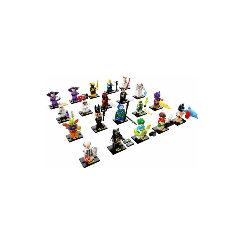 LEGO 71020 - 20 MINIFIGURES ALL SERIE 20 COMPLETA BATMAN MOVIE 2 GEN 2018