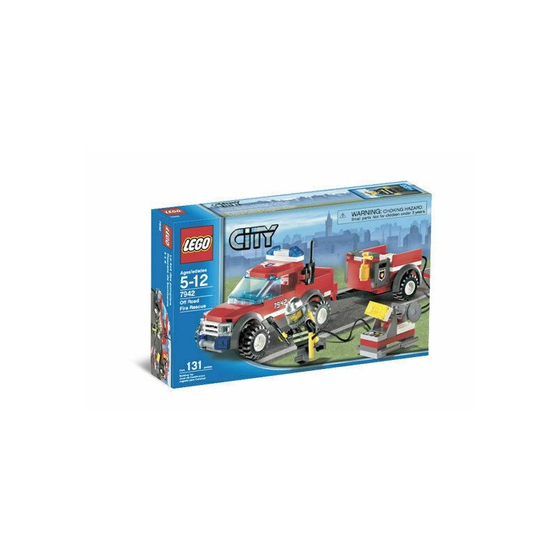 LEGO CITY 7942 PICK-UP DEI POMPIERI - USATO - N