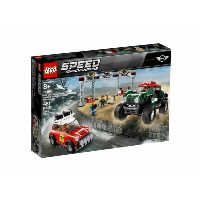 LEGO 75894 SPEED CHAMPIONS 1967 MINI COOPER S RALLY E 2018 MINI JOHN COOPER ... LEGO 75894 SPEED CHAMPIONS 1967 MINI COOPER S RALLY E 2018 MINI JOHN COOPER ...