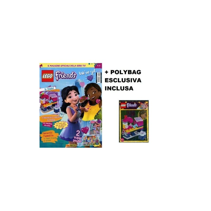 LEGO FRIENDS RIVISTA NR. 13 FUMETTO MAGAZINE + POLYBAG IL LABORATORIO NUOVO S... LEGO FRIENDS RIVISTA NR. 13 FUMETTO MAGAZINE + POLYBAG IL LABORATORIO NUOVO S...