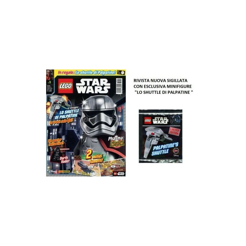 LEGO STAR WARS RIVISTA MAGAZINE N. 9 IN ITALIANO + POLYBAG ESCLUSIVA NUOVO SI... LEGO STAR WARS RIVISTA MAGAZINE N. 9 IN ITALIANO + POLYBAG ESCLUSIVA NUOVO SI...