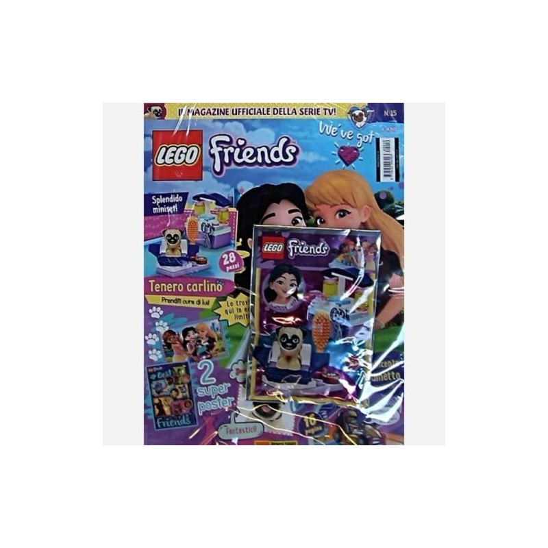 LEGO FRIENDS RIVISTA NR 15 FUMETTO MAGAZINE + POLYBAG ESCLUSIVA NUOVO SIGILLATO LEGO FRIENDS RIVISTA NR 15 FUMETTO MAGAZINE + POLYBAG ESCLUSIVA NUOVO SIGILLATO