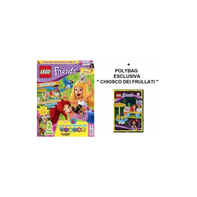 LEGO FRIENDS RIVISTA NR. 10 FUMETTO MAGAZINE + POLYBAG NUOVO SIGILLATO LEGO FRIENDS RIVISTA NR. 10 FUMETTO MAGAZINE + POLYBAG NUOVO SIGILLATO