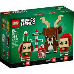 LEGO 40353 BRICKHEADZ RENNA, ELFO ED ELFA SET ESCLUSIVO